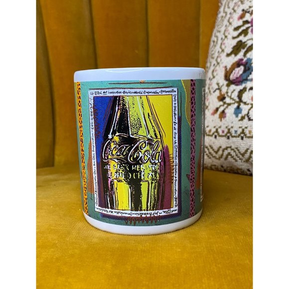 COCA COLA MUG - 1993 - Dakin - Life is Real - Ceramic Coffee Mug - Thailand - Picture 2 of 6